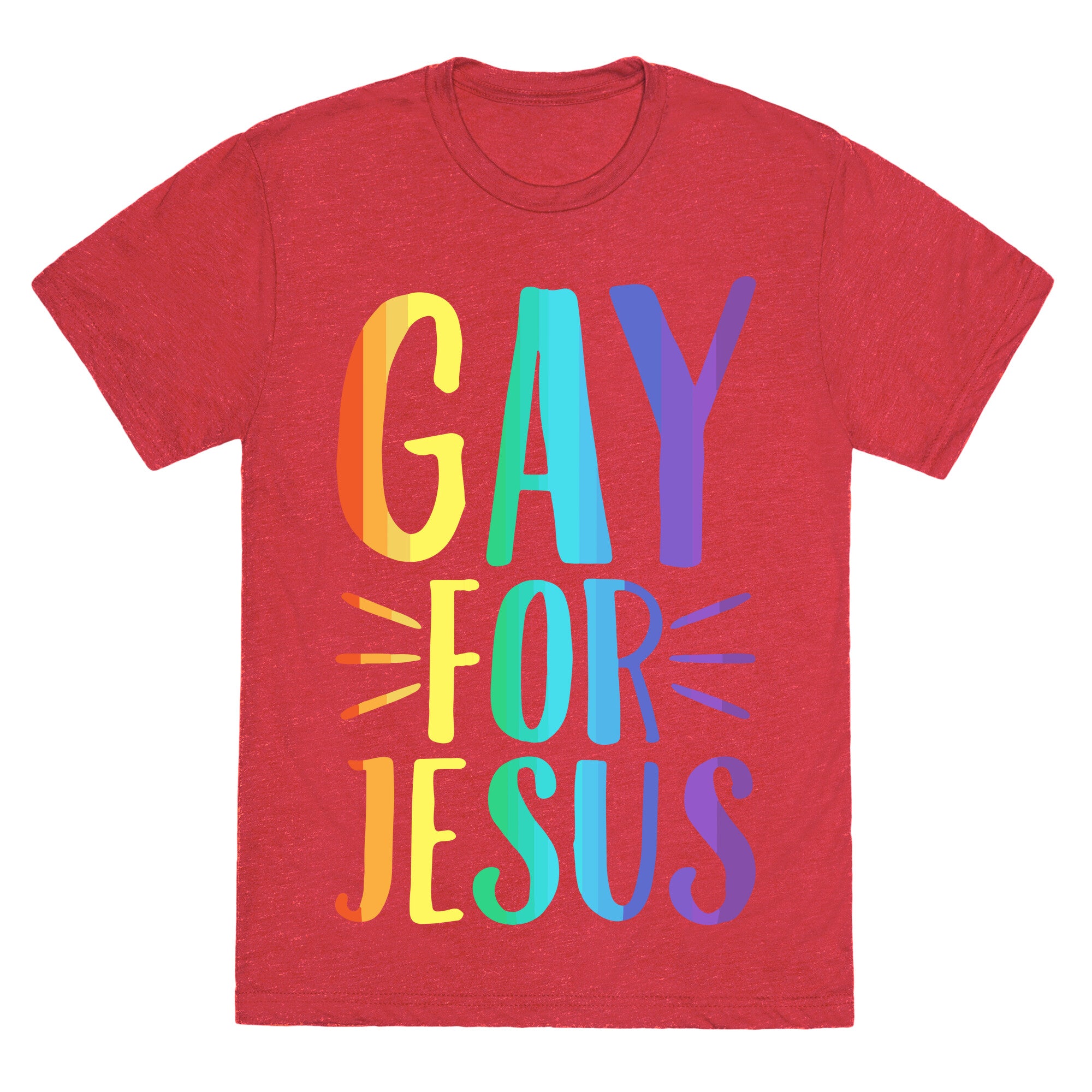 Gay For Jesus Unisex Triblend Tee